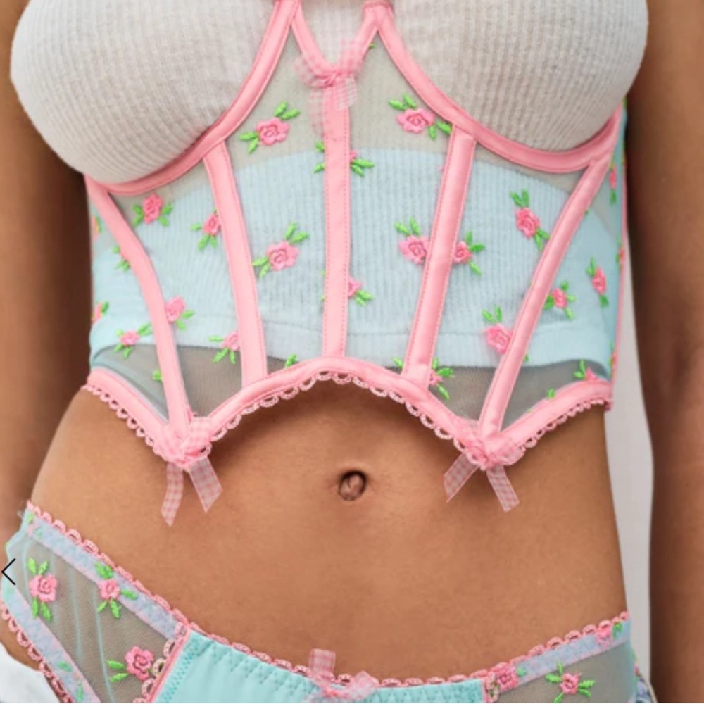 For Love & Lemons Garden Party Bustier Medium BNWT